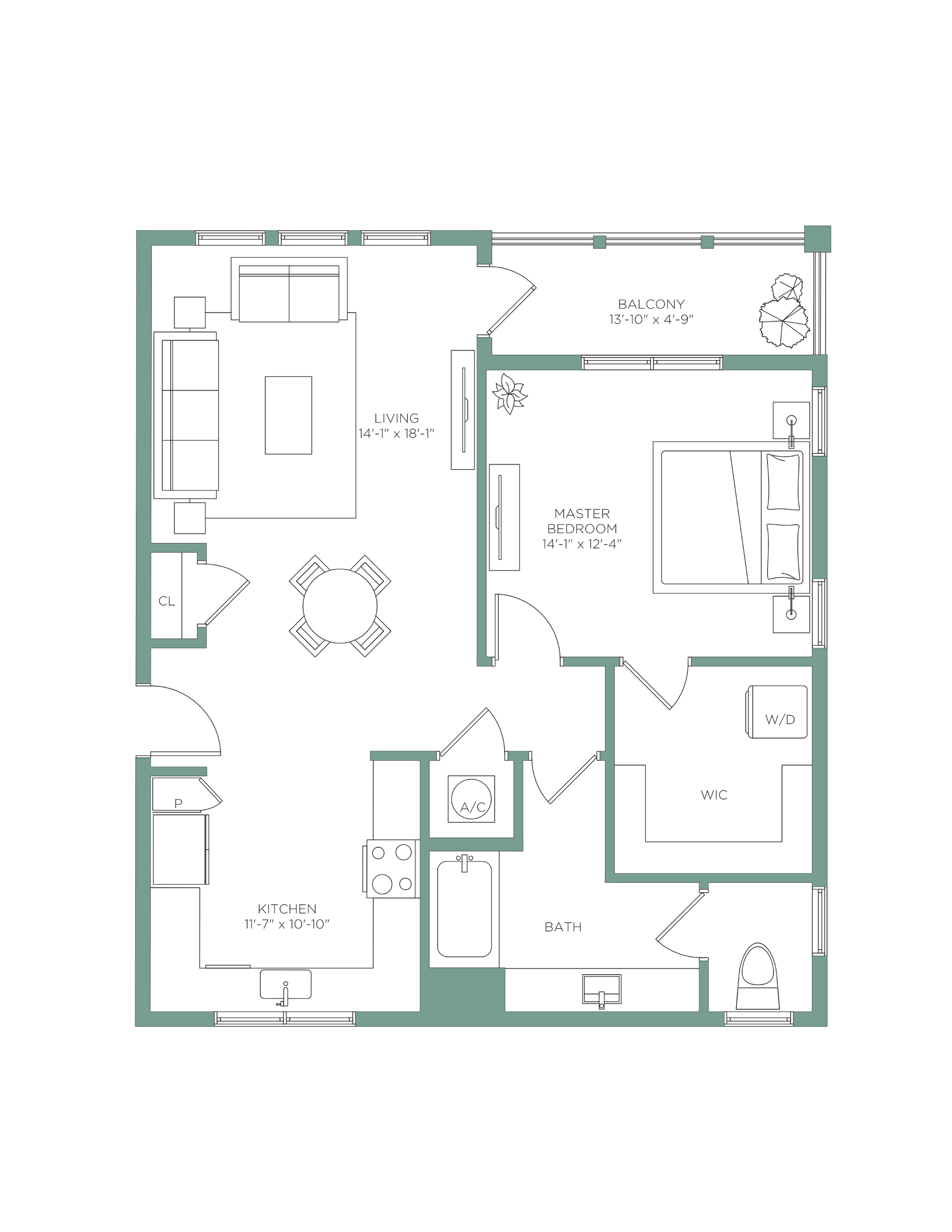 A6 floor plan